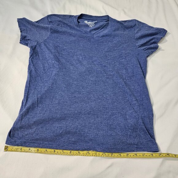 Bluenotes - Men's V-Neck T-Shirt Cornflower Blue Medium - Picture 4 of 5